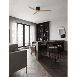 Nova Luce NINEMIA 1 Ventilator beige|schwarz