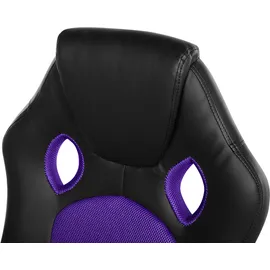 Beliani FIGHTER Gamingstuhl Schwarz/Violett
