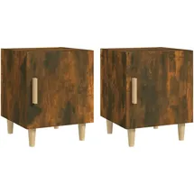 vidaXL Nachtschrank 2 Stk. 4150 x 40 x 2200 cm Braun