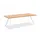 Niehoff Tisch Stativprofil ivory - 180 x 95 cm Teak gebürstet