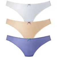 petite fleur String Damen blau+mandarine+weiß Gr.40/42