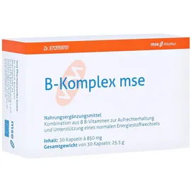Mse Pharmazeutika GmbH B-Komplex mse Kapseln