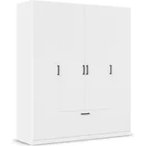Rauch Drehtürenschrank Bari 180 x 210 x 54 cm Weiß