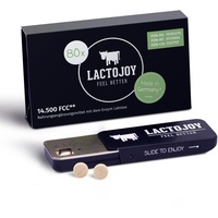 LactoJoy Laktase-Tabletten I 14.500 FCC I 80 Stk. - Lactase Enzym bei Milchzucker Unverträglichkeit
