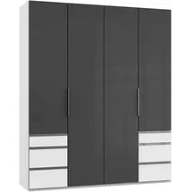 WIMEX Level 200 x 236 x 58 cm weiß/Grauglas