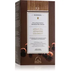 Korres Argan Oil Permanent-Haarfarbe mit Arganöl Farbton 7.3 Golden / Honey Blonde 50 ml