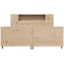 vidaXL Massivholzbett ohne Matratze 120x200 cm Kiefernholz