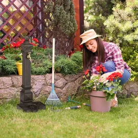 Relaxdays Standbrunnen antik 82 cm