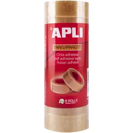APLI 19 mm Selbstklebendes Klebeband 33 m 8 St.