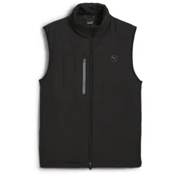 Golfweste PUMA "Hielands Golfweste Herren", Herren, Gr. M, schwarz, Obermaterial: 100% Polyester; Futter: 100% Polyester; Taschenfutter: 100% Polyester; Füllung: 100% Polyester; Seitenpartie: 13% Elasthan, 87% Polyester, Westen