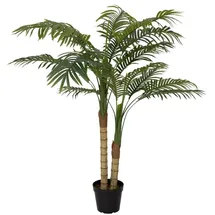 Europalms Areca Palme, 2-stämmig, Kunstpflanze, 120cm