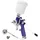 Wiltec Lackierpistole H2000P, 0,8 mm/0,5 mm, 125 ml Becher, 280 mm Strahlbreite