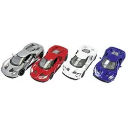 GOKI 12256 Ford GT (2017), Spritzguss, 1:38, 4-fach sortiert