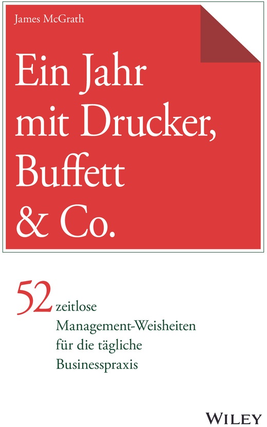 Ein Jahr Mit Drucker  Buffett & Co. - James McGrath  Gebunden