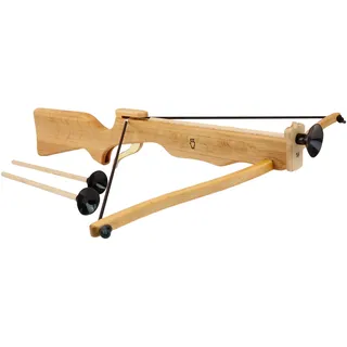 Bestsaller 1242 Kinder-Armbrust inkl. 3 Pfeilen, 57cm, Erlenholz geölt, Holz-Armbrust