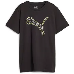 ACTIVE SPORTS Graphic Tee PUMA BLACK