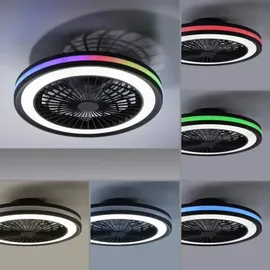 just light. Brandon Deckenventilator 36 cm Schwarz