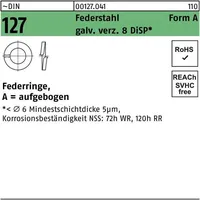 Industrial Quality Supplies DIN 127 Federring Federstahl A 16