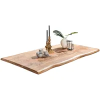 SIT Möbel SIT Tischplatte Baumkante wie gewachsen beige