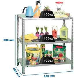 Simon Rack Simonrack Metallregal 900x900x400 mm,