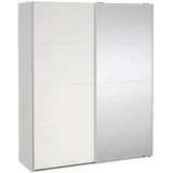 Tvilum Schiebetürenschrank Bergamo 180 x 220 x 0 cm Weiß
