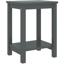 vidaXL Nachtschrank Dunkelgrau 35 x 30 x 47 cm Kiefer