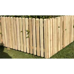 Zaunlatte Robinie 2,8 x 6,5 x 80 cm - Zaunbretter ais Robinie, naturbelassen – Holzlatte für individuelle Gartenzäune im Garten