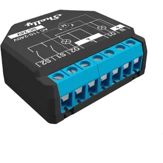 Shelly Plus 2PM Schalt-Messaktor Wi-Fi, Bluetooth