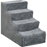 PawHut Haustiertreppe mit abnehmbarem Bezug 60 x 35 x 44 cm