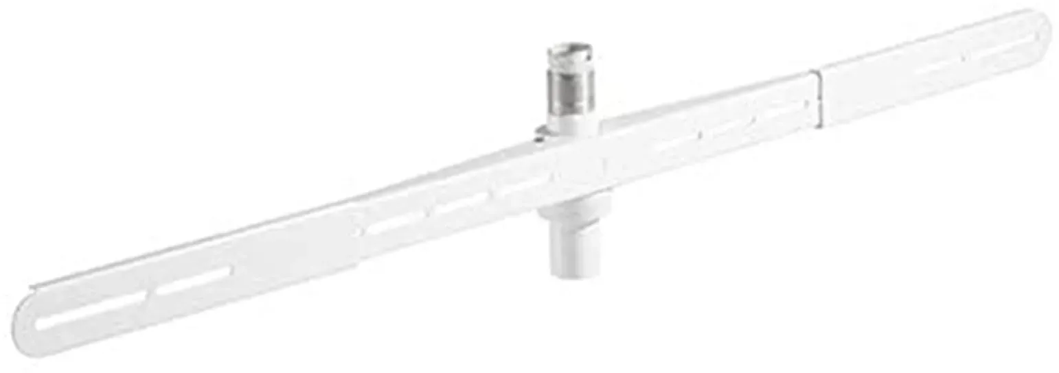 EasyLife - Zubehör Soundbar Halterung für Design STAFFELEI Tripod TV-Stativ, mit 140° Drehfunktion, hochwertige und beständige Lackierung in Weiß