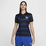 Hertha BSC 2024/25 Stadium Away Nike Replica Fußballtrikot mit Dri-FIT-Technologie für Damen - Schwarz, L (EU 44-46)