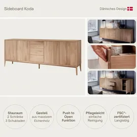 Home Affaire Koda 221,6 x 81,9 x 41,5 cm Beige