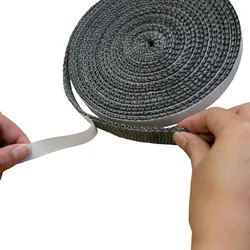 TAINO Smoker Dichtungsband Grill mit Fiberglas selbstklebend hitzebeständig 6m