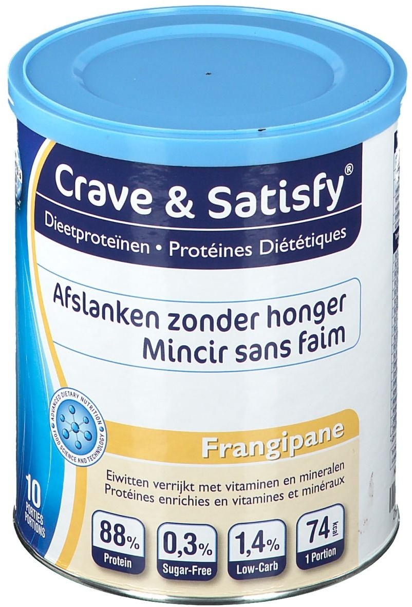 Crave & Satisfy Protéines Diététiques Frangipane 200 g Poudre