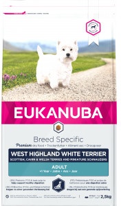 Eukanuba West Highland White Terrier hondenvoer  3 x 2,5 kg