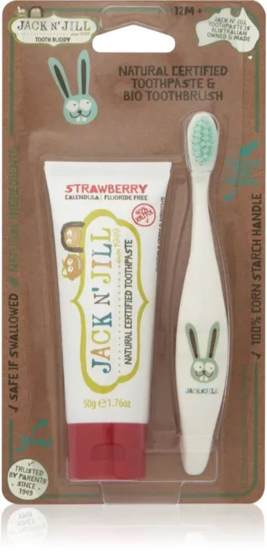 Jack N’ Jill Natural Zahnpflegeset für Kinder