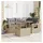 vidaXL Garten-Lounge-Set 5-tlg. beige