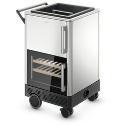 MB300S Mobile Bar mit Eiswanne, Weinkühlschrank & Schneidebrett