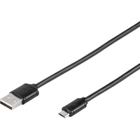 Vivanco Micro-USB Daten- und Ladekabel 1.0m schwarz (35815)