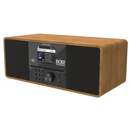 Telestar BOBs Rock Radio 2.0 – DAB+/Internetradio mit CD-Player – Holz