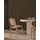 Kave Home 2er-Set Kave Home Stuhl Helda Stoff Beige