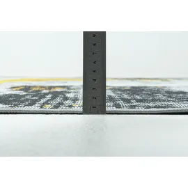 Sansibar Teppich SANSIBAR "Rantum Beach SA-028", bunt (grau multi), B:130cm H:3mm L:190cm, Polypropylen, Teppiche, Teppich, Flachgewebe, modernes Design, Motiv Sylt, In- und Outdoor geeignet
