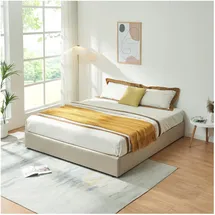 [en.casa] Nola 160 x 200 cm Beige