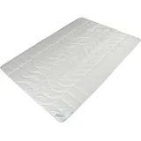 Traumschlaf Leinen Sommerdecke extra leicht, Füllung: 60% Leinen 40% Baumwolle 155x220 cm - weiß