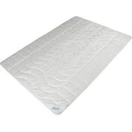 Traumschlaf Leinen Sommerdecke extra leicht, Füllung: 60% Leinen 40% Baumwolle 155x220 cm - weiß