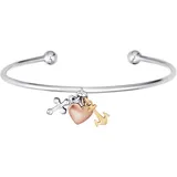 Engelsrufer Glaube Liebe & Hoffnung Armreif roségold 925er Silber Größe Damen