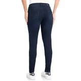 wonderjeans Skinny-fit-Jeans "niedrige Leibhöhe", Damen, Gr. 46, Länge 32, blau (dunkelblau used), Denim/Jeans, Obermaterial: 65% Baumwolle, 29% Polyester, 6% Elasthan, Abriebeffekte, figurbetont knöchellang, Jeans, Schmaler Skinny-Fit in hochelastischer Qualität
