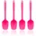 KOCHBLUME Flexlöffel S 4er Set Silikon rosa
