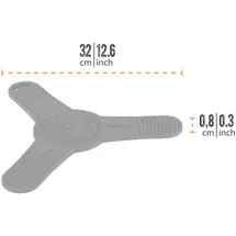 Petromax Grillmatte 26,2 x 29,4 cm Silikon schwarz