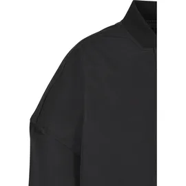 URBAN CLASSICS Damen Bomberjacke Oversized hell aus recyceltem Material schwarz XL
